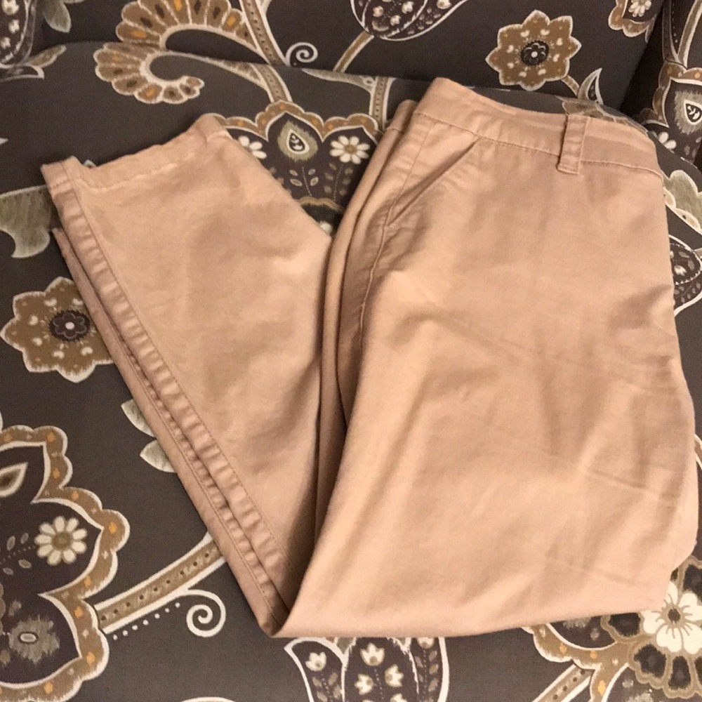 JCP Khaki Capri Pants